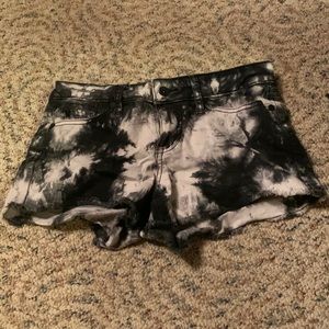 Black Heart Low Rise Shorts